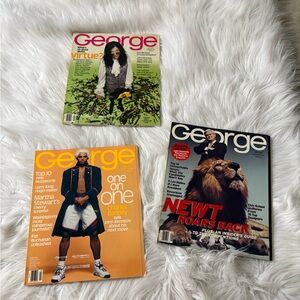 3 Vintage George Publications JFK JR.